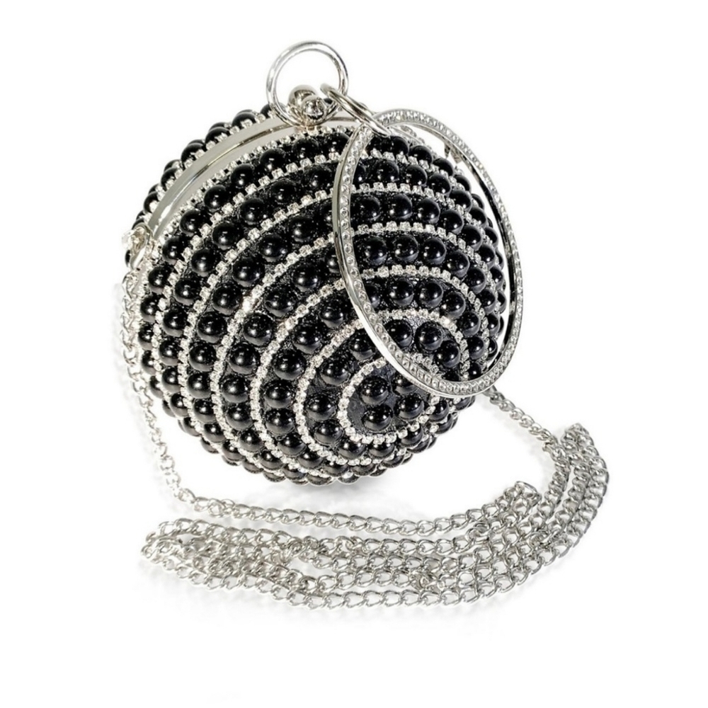 𝅺badgley Mischka Disco Ball Handbag